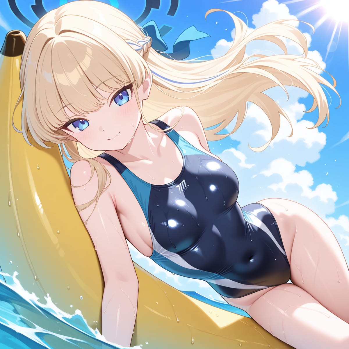 蔚蓝档案飞鸟马时二次元18+泳装图片_2