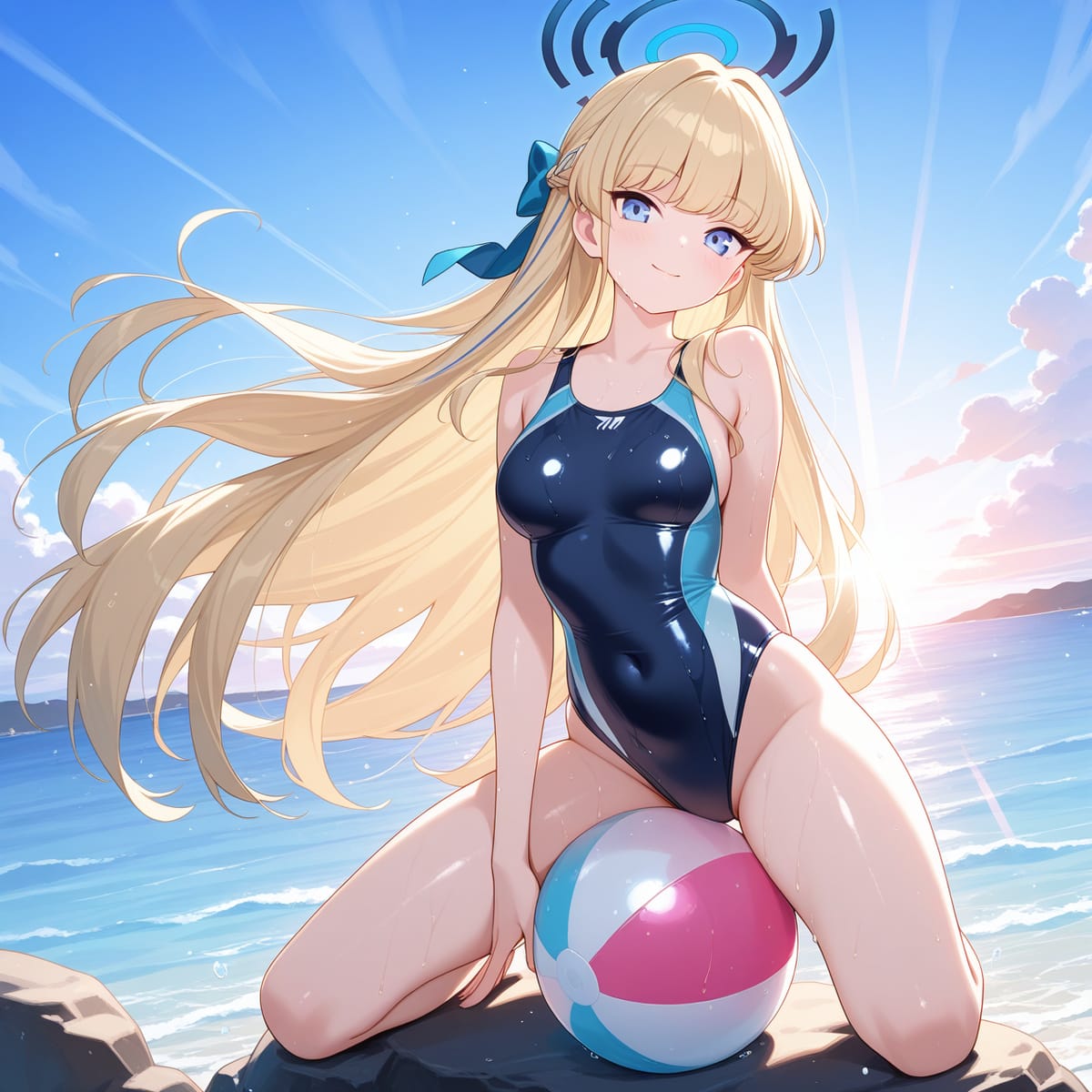 蔚蓝档案飞鸟马时二次元18+泳装图片_5