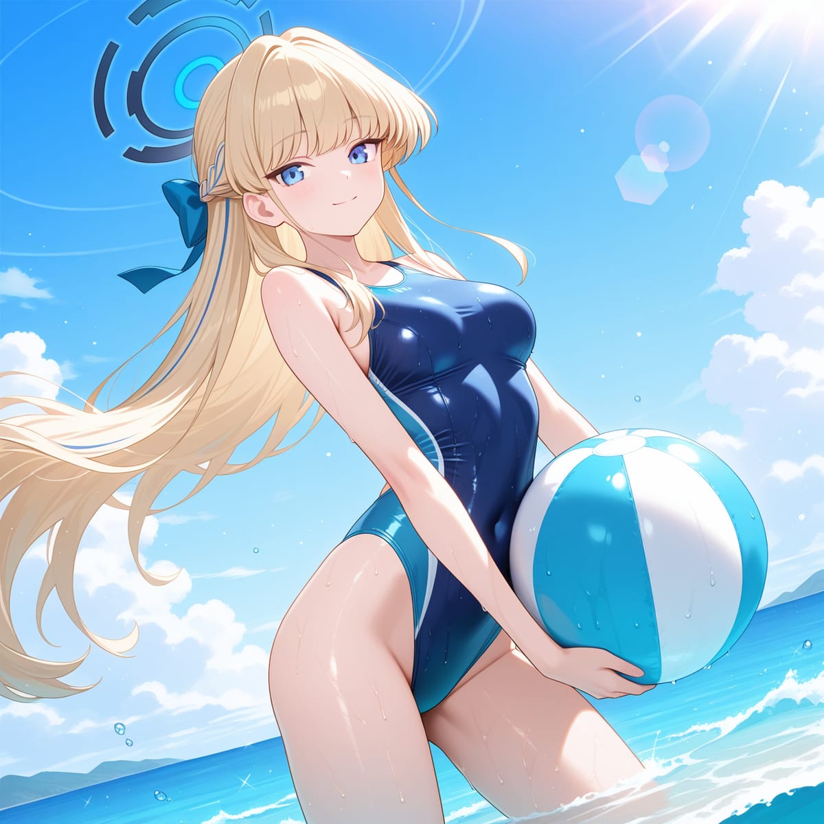 蔚蓝档案飞鸟马时二次元18+泳装图片_8