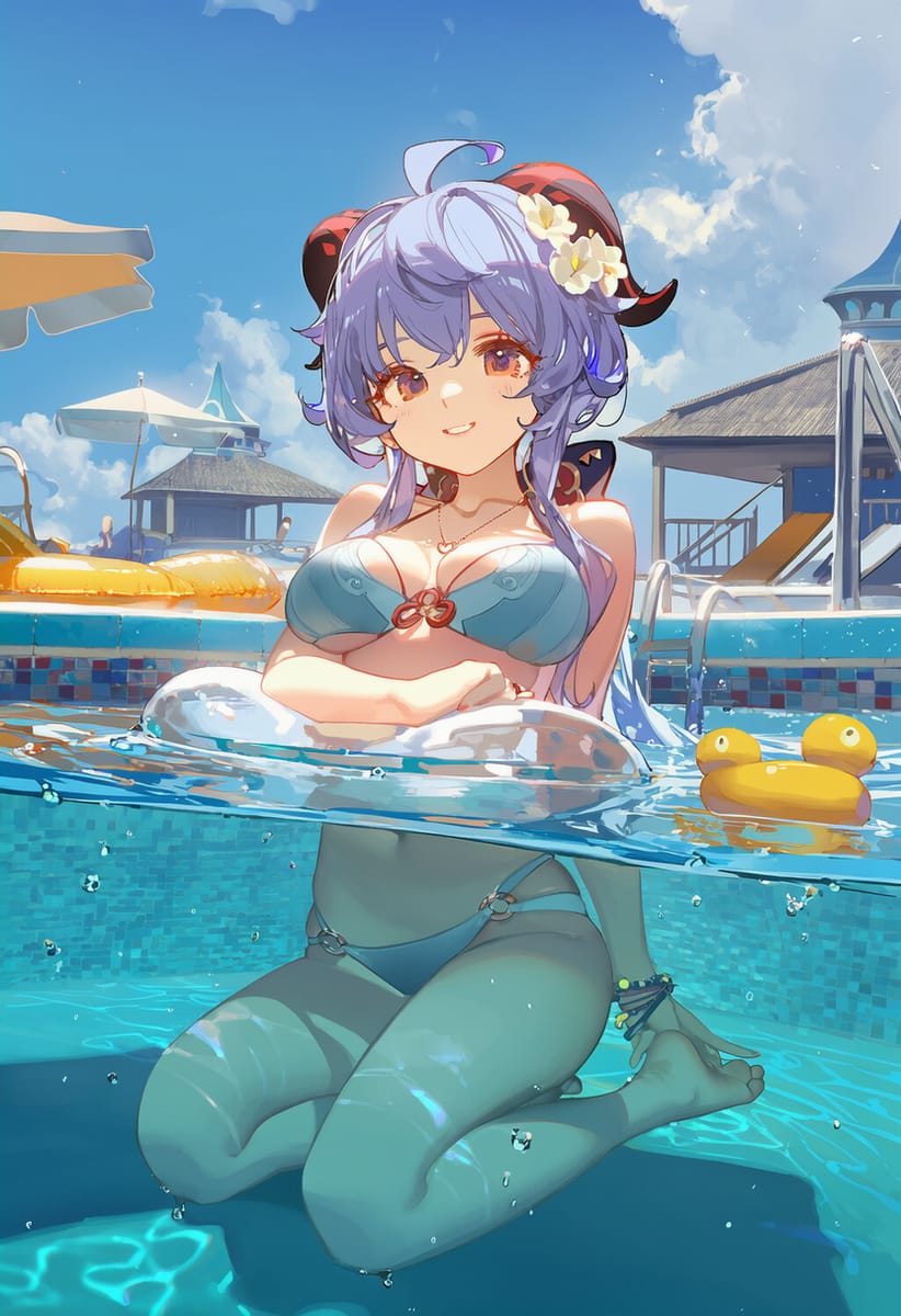 甘雨原神女角色无爱心也无烟雾二次元美图_4