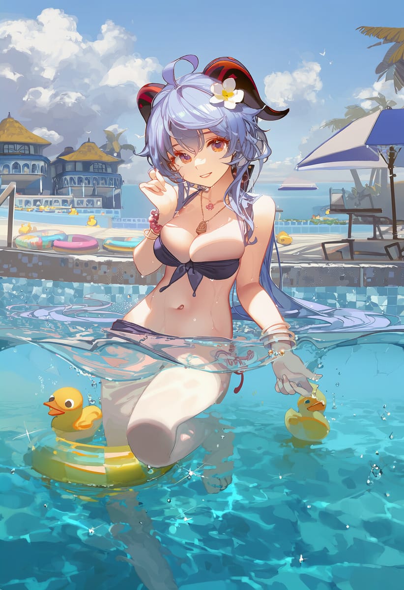 甘雨原神女角色无爱心也无烟雾二次元美图_7