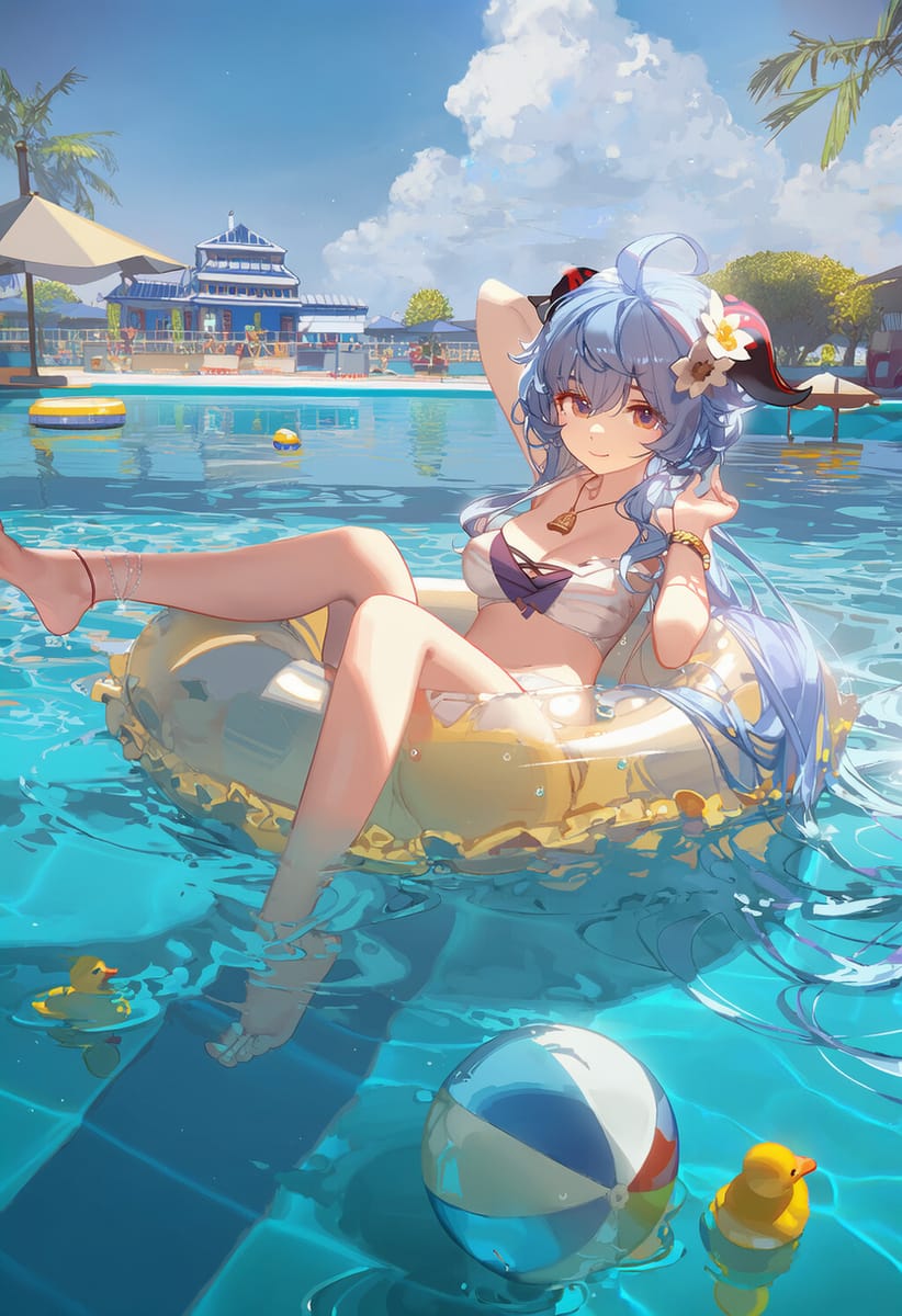 甘雨原神女角色无爱心也无烟雾二次元美图_8