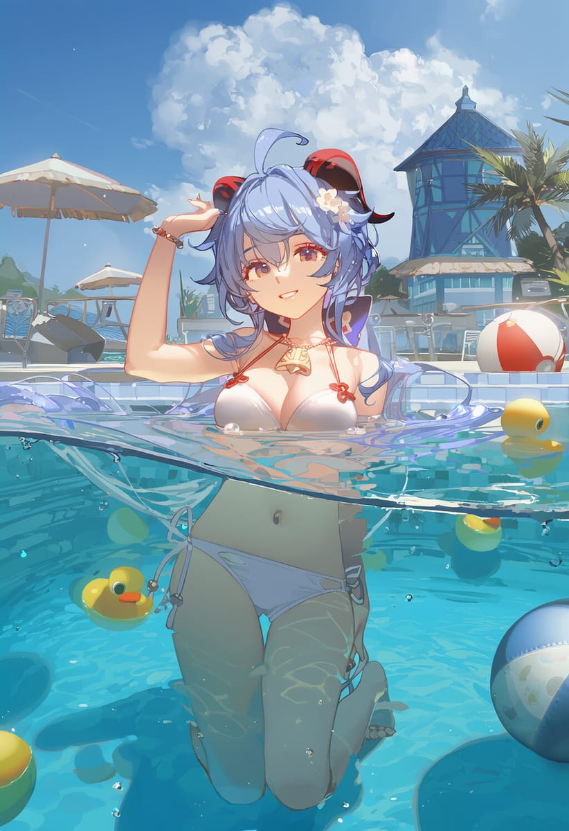 甘雨原神女角色无爱心也无烟雾二次元美图_9