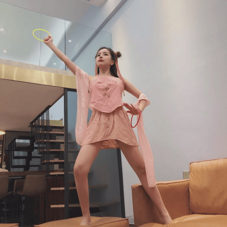 女生 cosplay 哪吒混天绫乾坤圈二次元图片_3