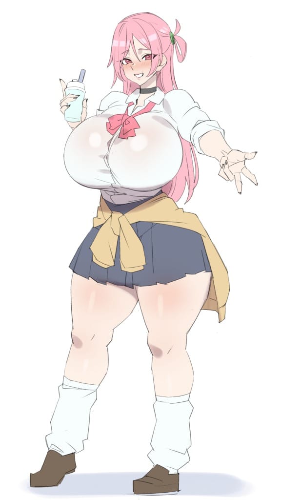 粗腿巨雷 jk 肉感二次元妹子图片_1