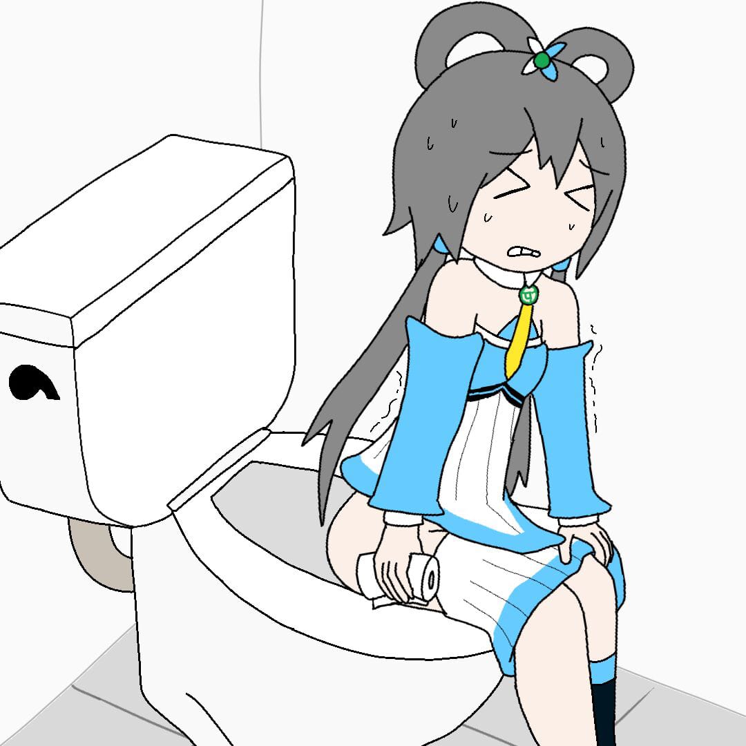 二次元拉裤子憋不住拉了一大堆屎图片_3