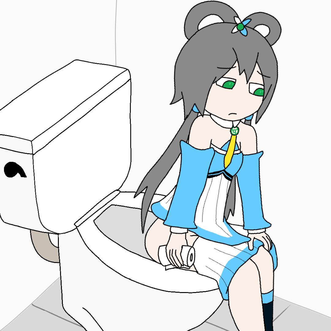 二次元拉裤子憋不住拉了一大堆屎图片_4