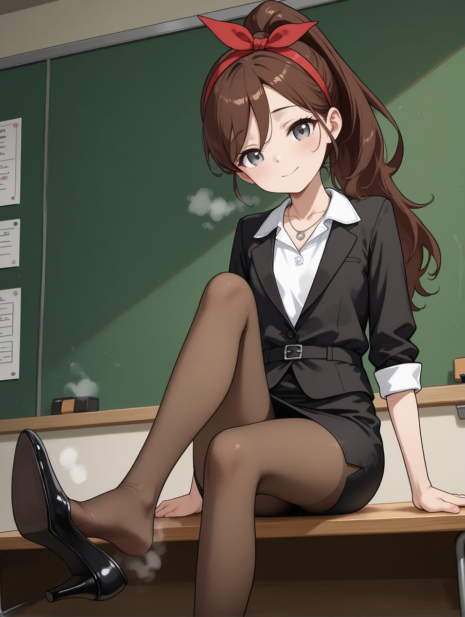 [风险]上课挑鞋一看就立的不过审二次元图片_3