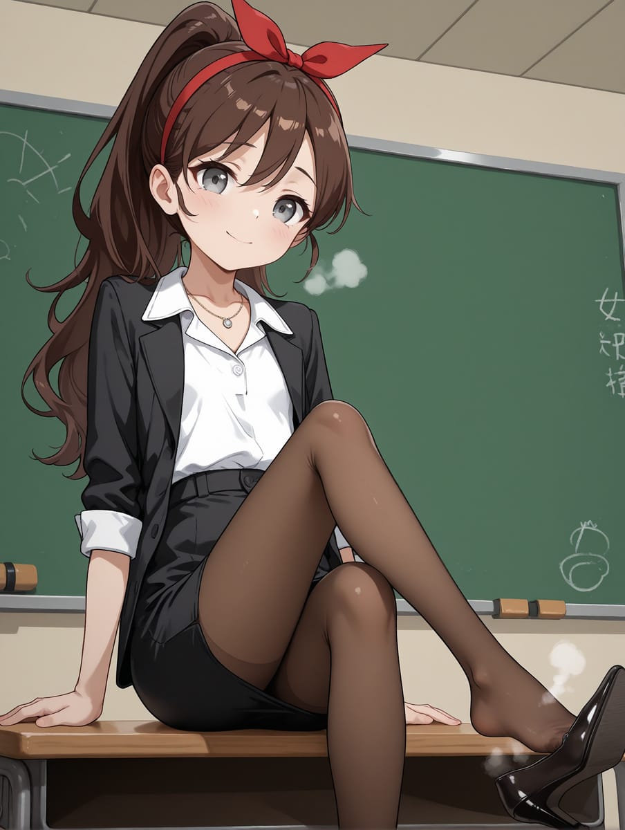 [风险]上课挑鞋一看就立的不过审二次元图片_5