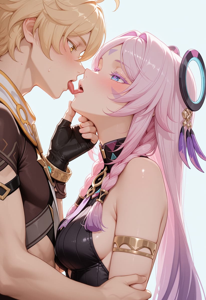 原神中的男性角色与女性角色繁衍后代二次元图_2