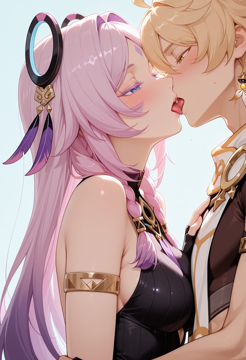 原神中的男性角色与女性角色繁衍后代二次元图_3