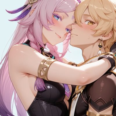 原神中的男性角色与女性角色繁衍后代二次元图