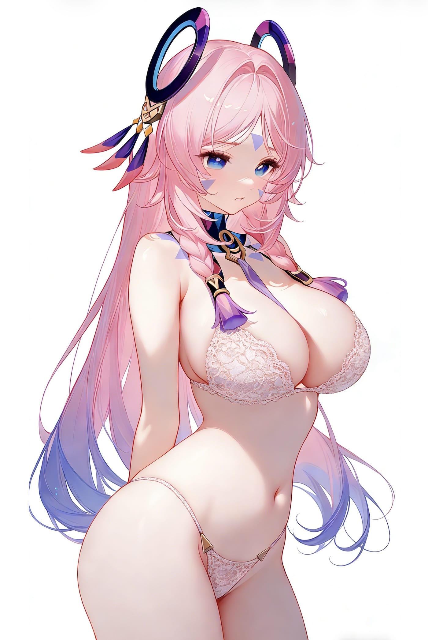 原神茜特菈莉蕾丝泳装图片二次元穿搭_1