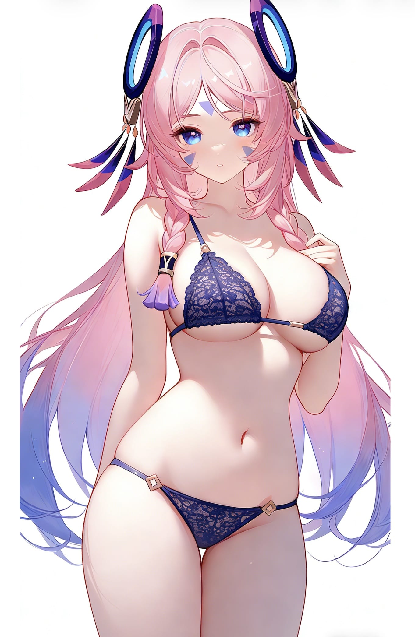 原神茜特菈莉蕾丝泳装图片二次元穿搭_3