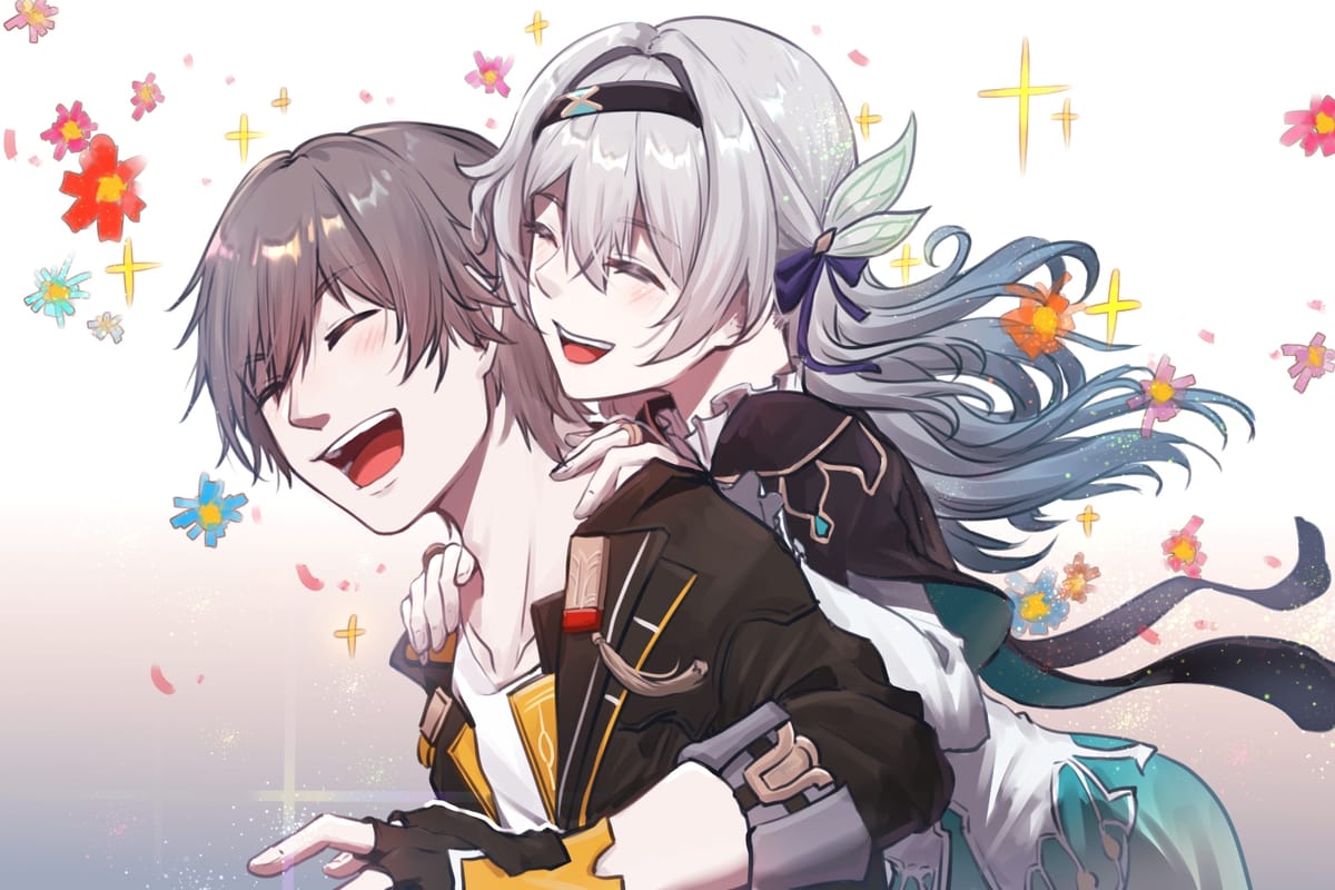 崩铁开拓者暴射流萤泳装二次元图片_1