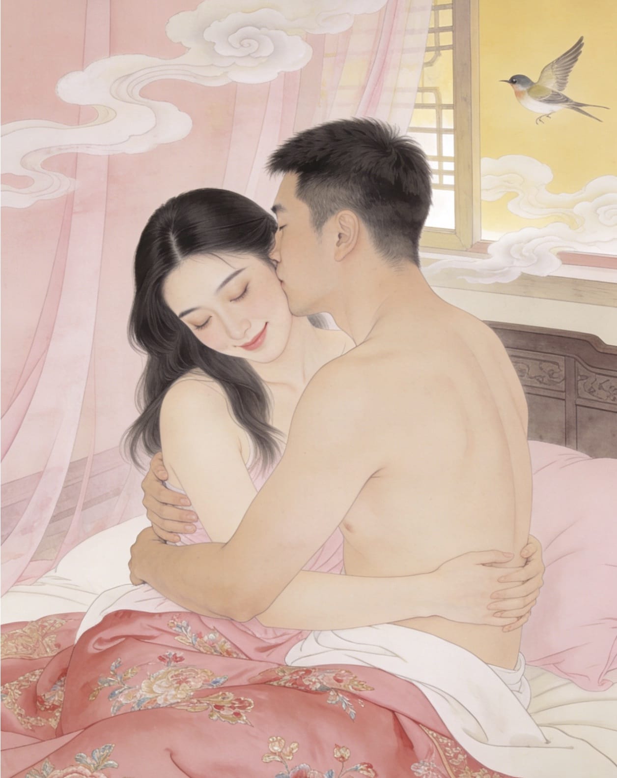 第二回翻云覆雨乐开怀.春幄莺飞典籍姿势图片_1