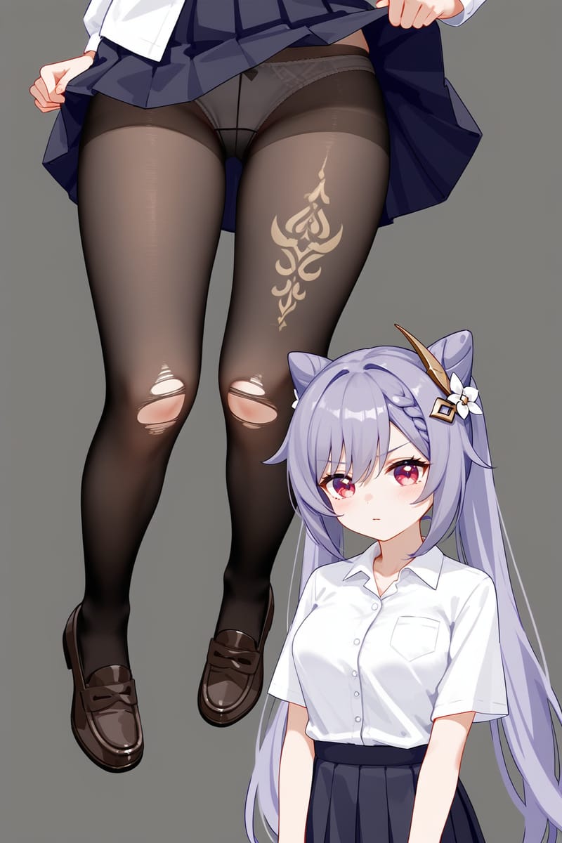 深度探索JK小姐姐裙子底下穿的是什么？_1