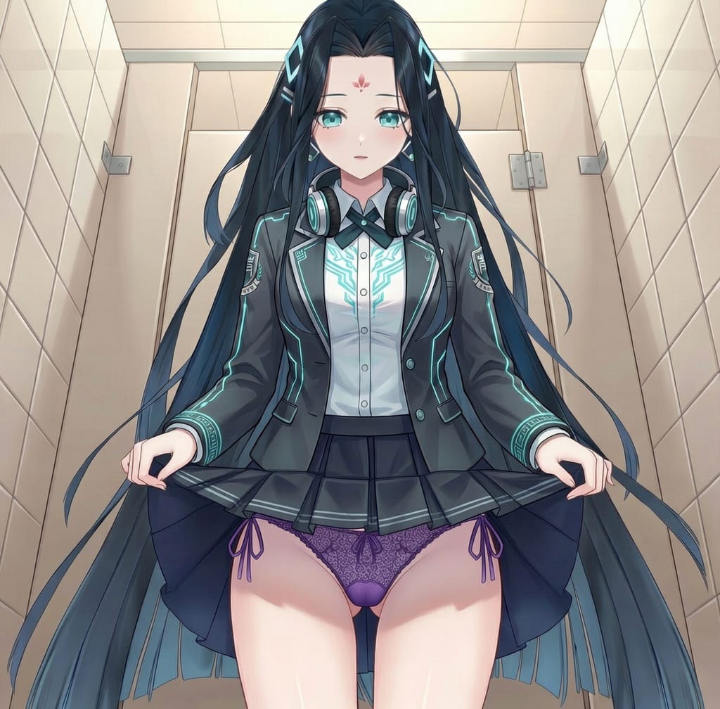 深度探索JK小姐姐裙子底下穿的是什么？_3