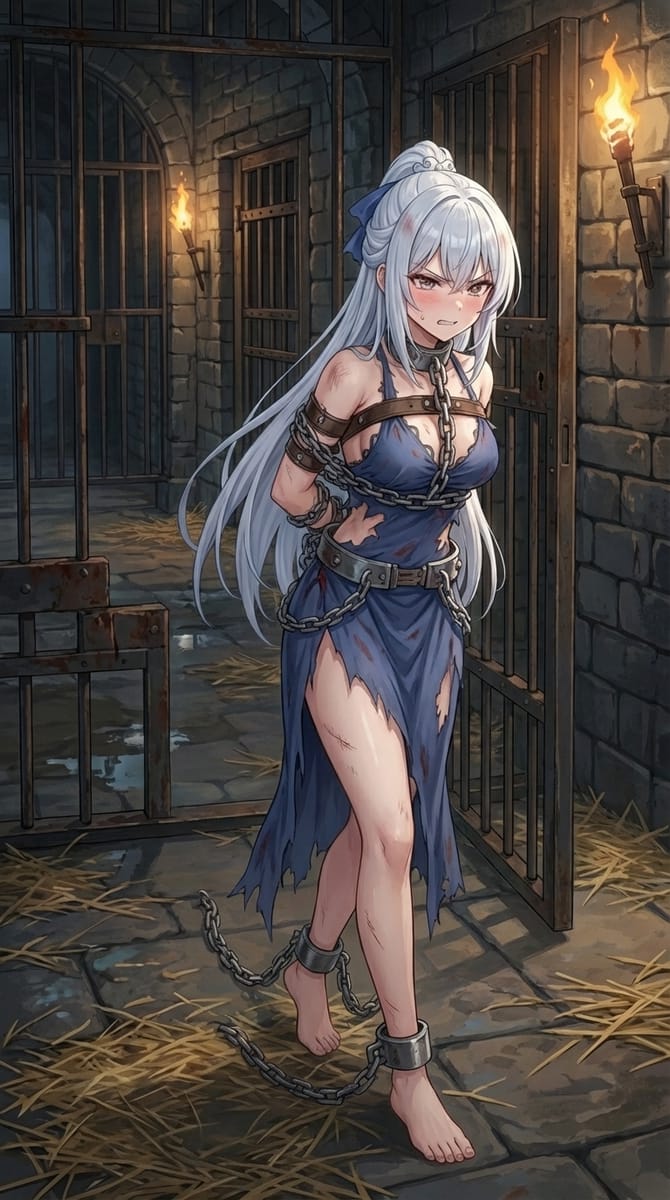 崩铁云璃被铁链锁住手脚 二次元图片_3