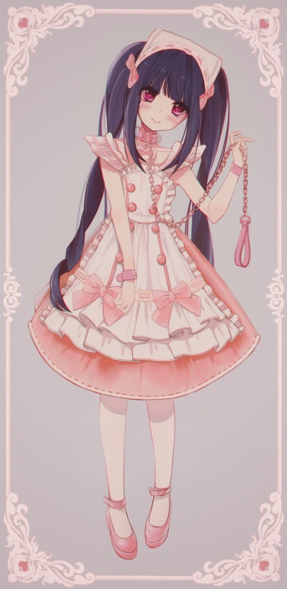 穿上自动锁死的女仆装二次元图片_1