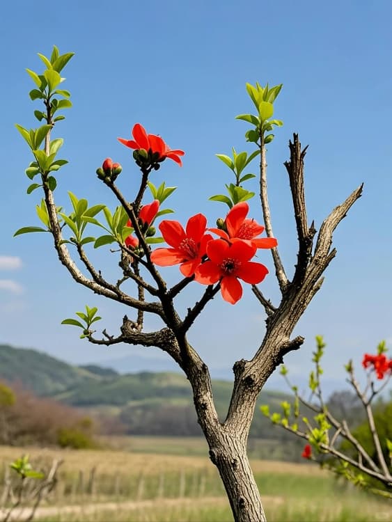 春天朋友圈配图枯木逢春，万物新生_6