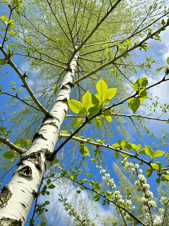 春天朋友圈配图枯木逢春，万物新生_7