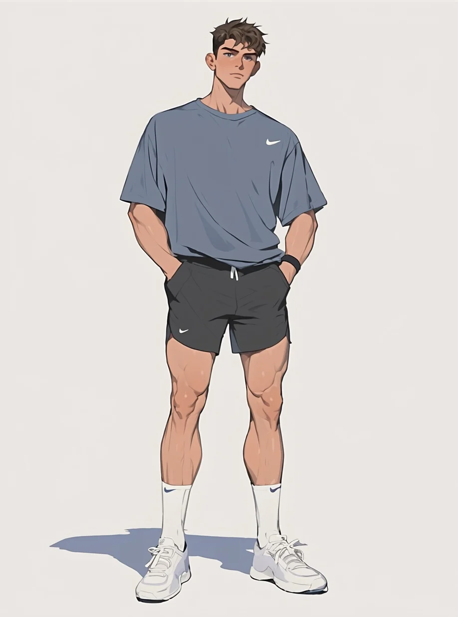 肌肉大包白袜体育生二次元_7