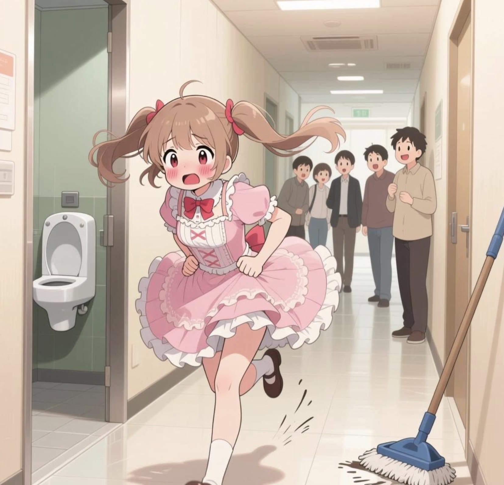 憋不住憋不住了感觉拉粑粑刚露出屁股就拉出来了二次元图_1