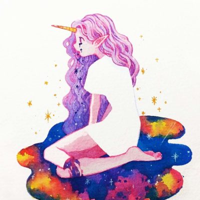 二次元美少女拉肚子放屁拉了一地太尴尬了