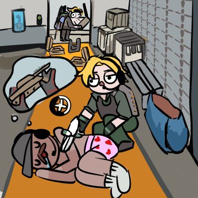 游戏《三角洲行动》（Delta Force）红狼（凯・席尔瓦）二次元图片