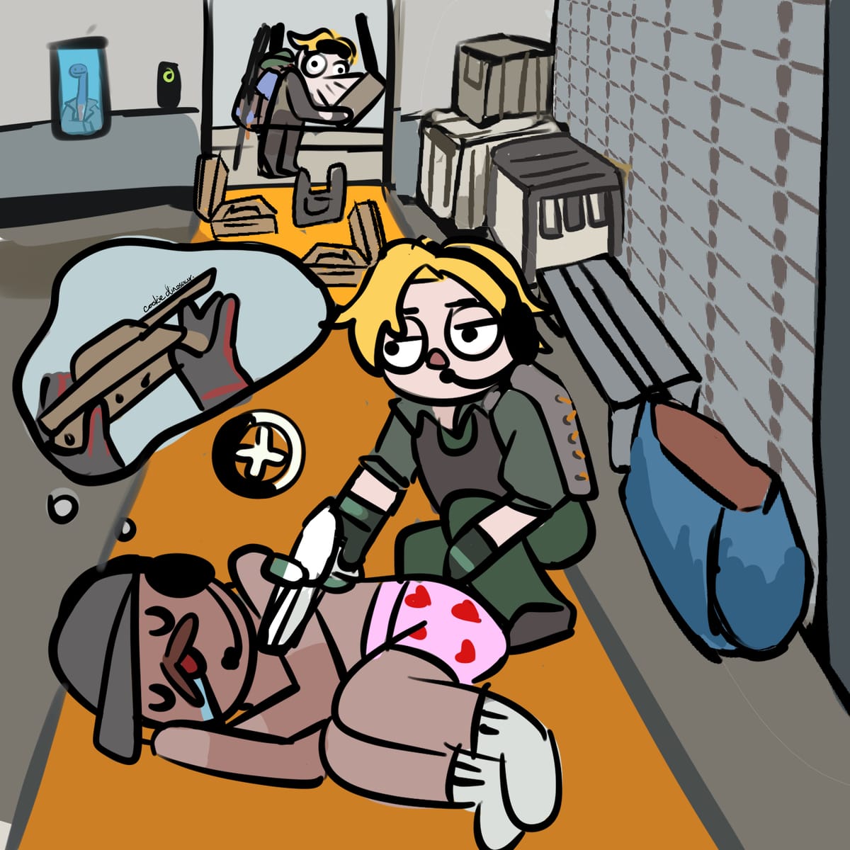 游戏《三角洲行动》（Delta Force）红狼（凯・席尔瓦）二次元图片_1