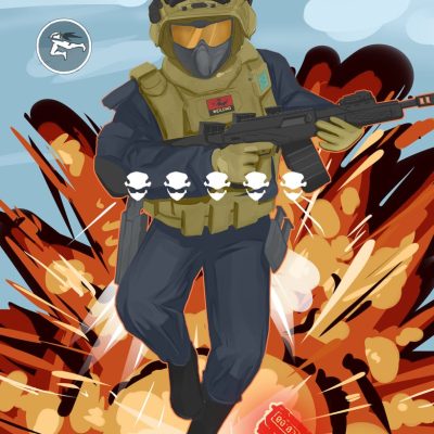 游戏《三角洲行动》威龙（王宇昊 )帅气二次元形象图片