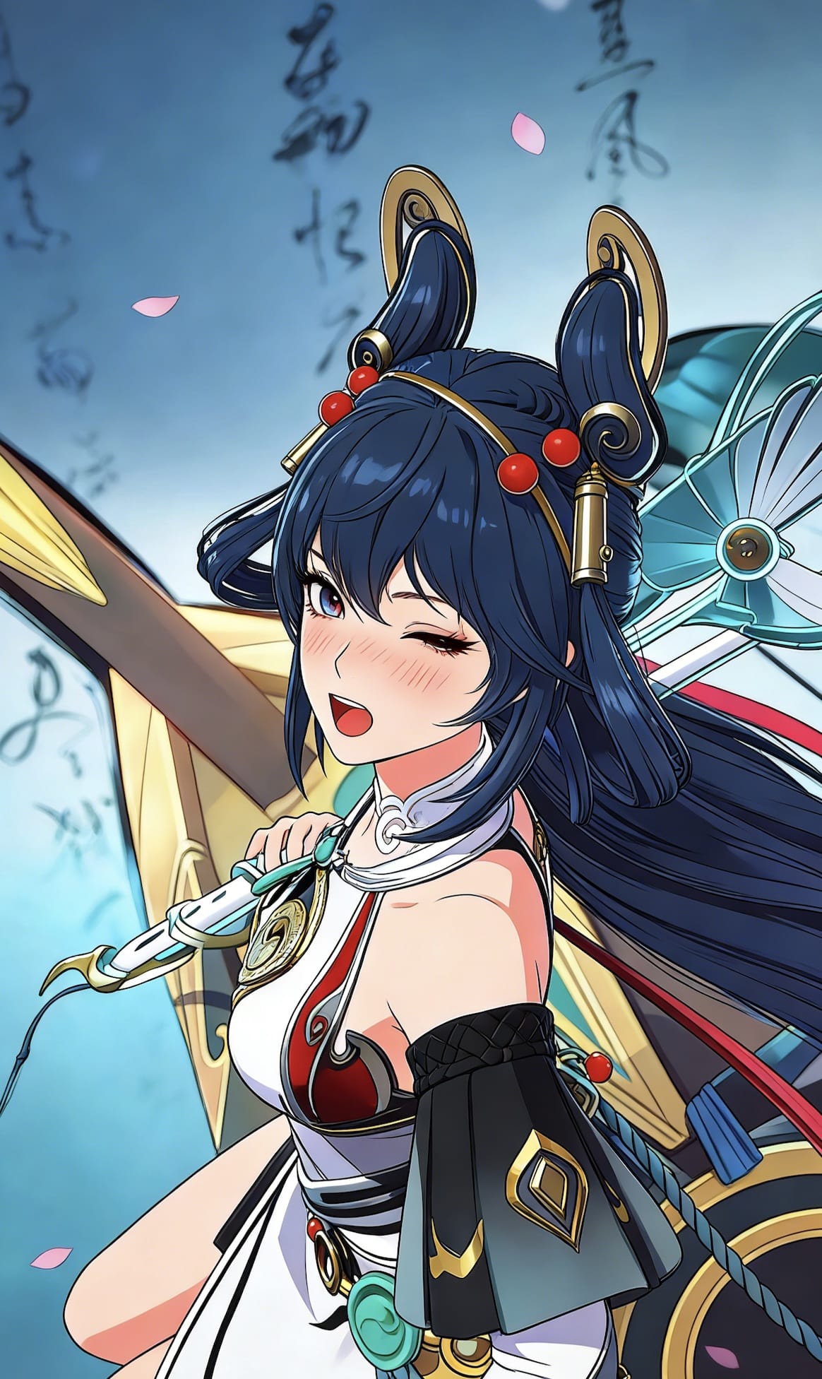 基于手游「王者荣耀」公孙离红着脸张嘴眼神迷离漫画二创_3