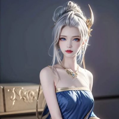 手游《王者荣耀》英雄二创伽罗太华的胸襟距离观察二次元图片