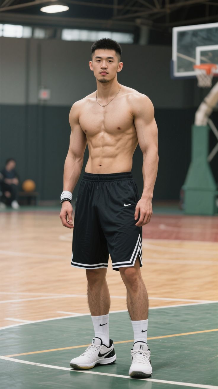 完美对象高颜值身高180帅哥腹肌照片_4