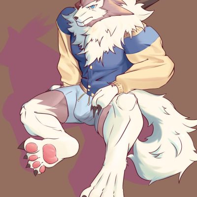 werewolf鬃岩狼人精灵宝可梦二次元图片,狼兽人丁丁鼓包帅气高清图