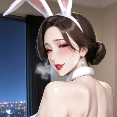 高颜值兔女郎红唇阿姨二次元图片
