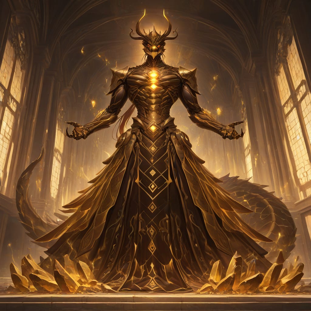 同人二创原神钟离黑化嵌合蚁二次元图片_3