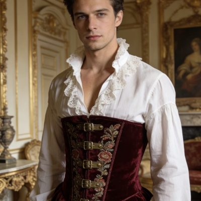 男人穿宫廷束腰图片,宫廷束腰男人能穿吗?