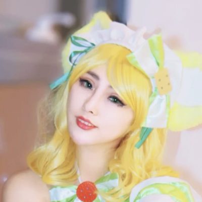 图片演示真人 cos妲己jk式开裆连体衣怎么穿