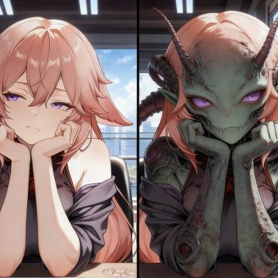 八重神子误入虫窟最终成为了虫族二次元图片