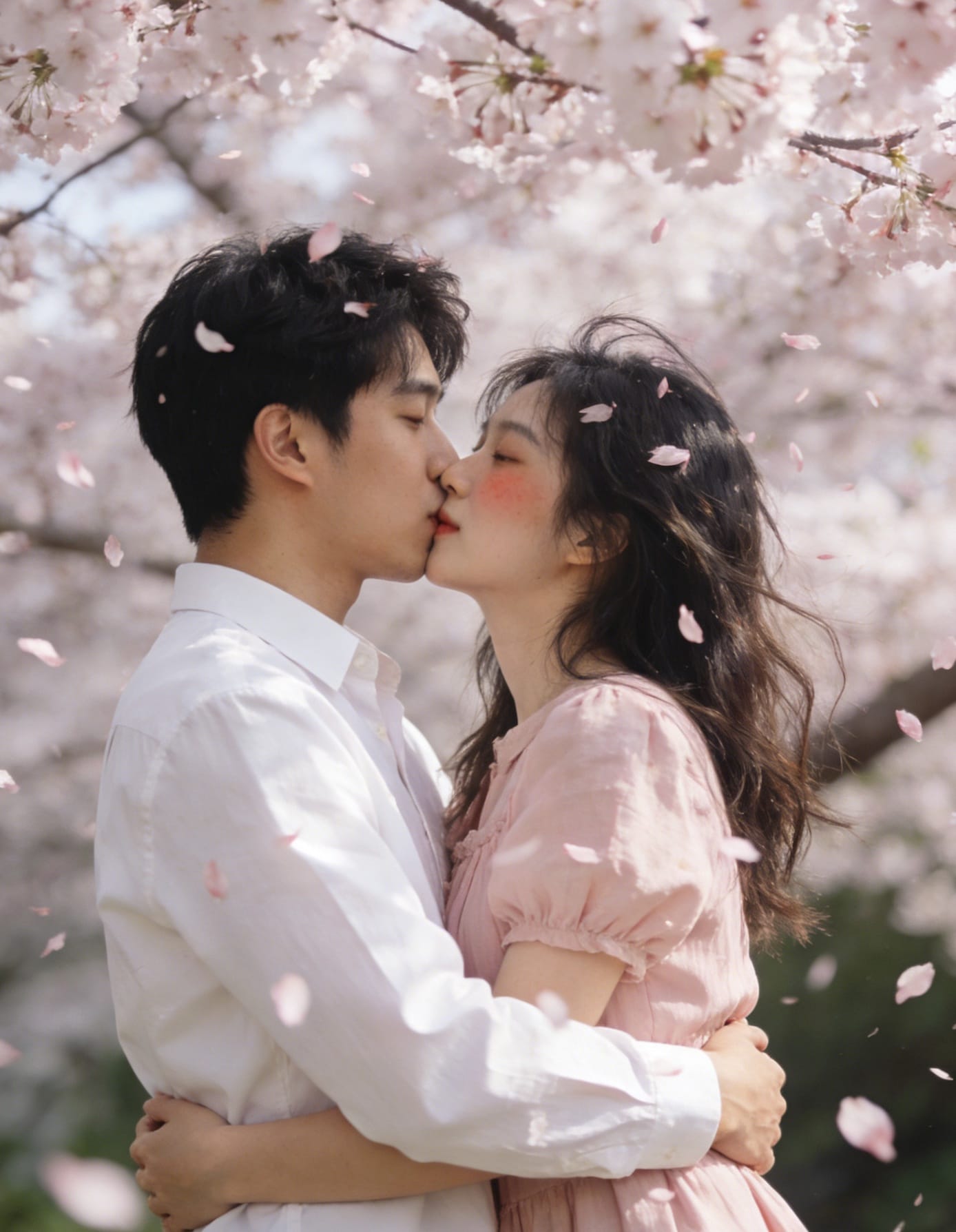 初恋的男男女女卿卿我我最让人害羞的画图片春风图_1