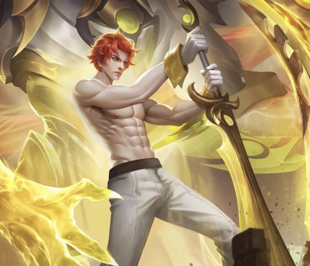 王者男英雄英雄铠腹肌只穿三角裤大包 78二次元图片_2