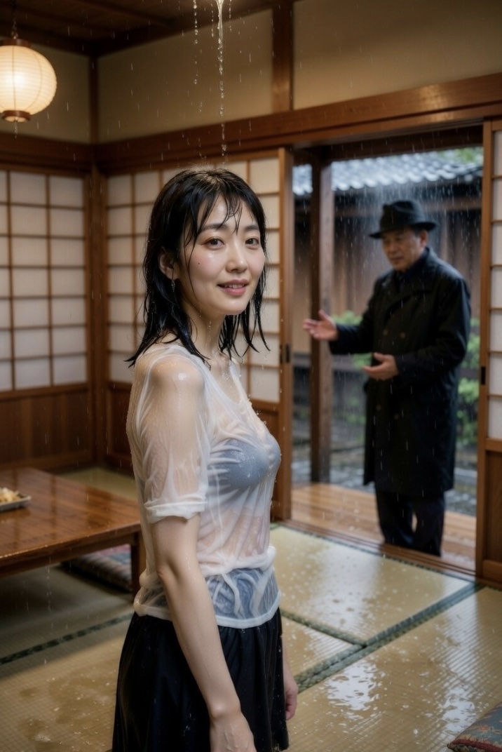 日本躲雨被大叔骗进家门日本电视剧名场面_1