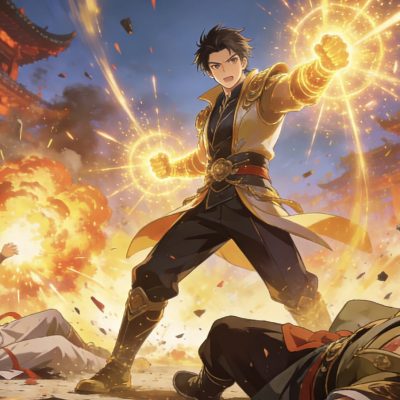 《叶辰萧初然》叶辰打败吴飞燕孟长生现场二创图片