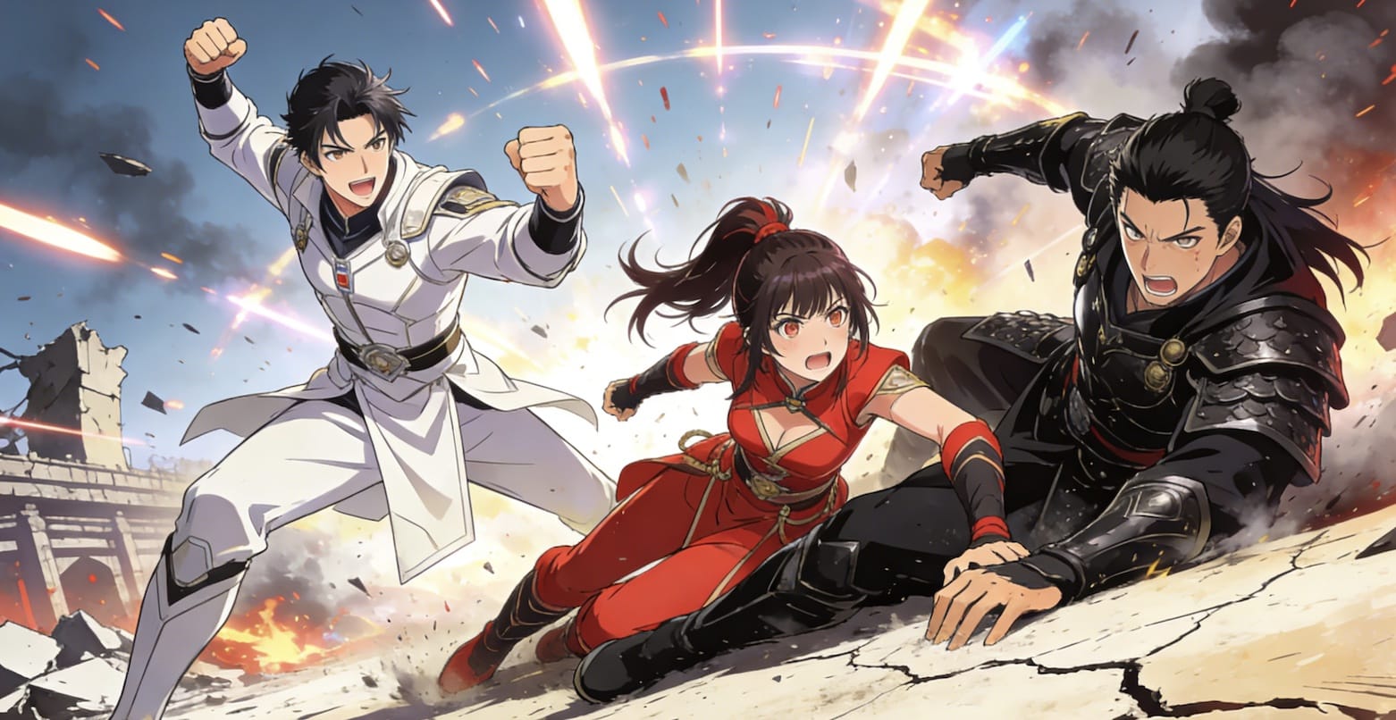 《叶辰萧初然》叶辰打败吴飞燕孟长生现场二创图片_1