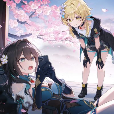 《崩坏：星穹铁道》同人二创阮梅自我奖励被开拓者发现二次元图片