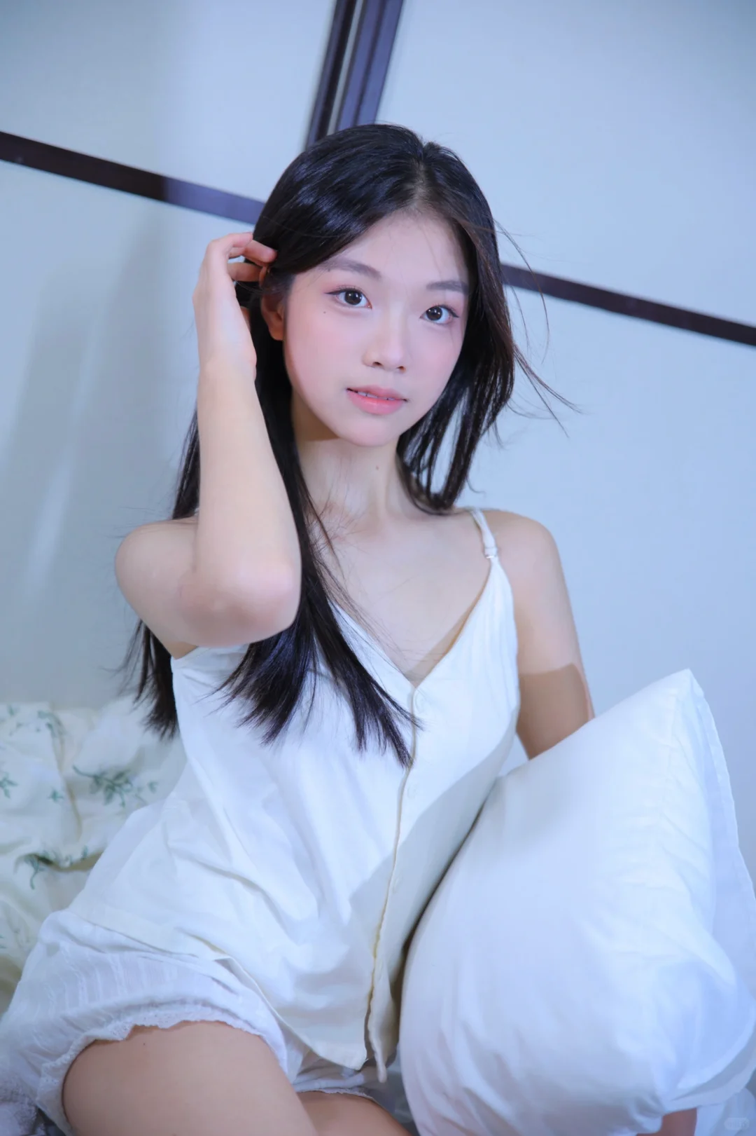 日系少女居家幼熟风格式女生图片_2