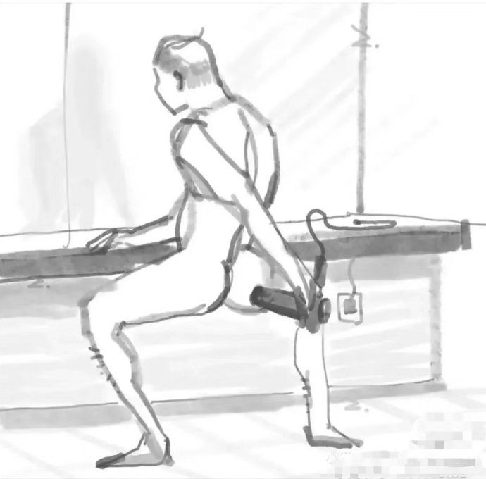 洗完澡吹风机吹裤裆搞笑二次元图片_1