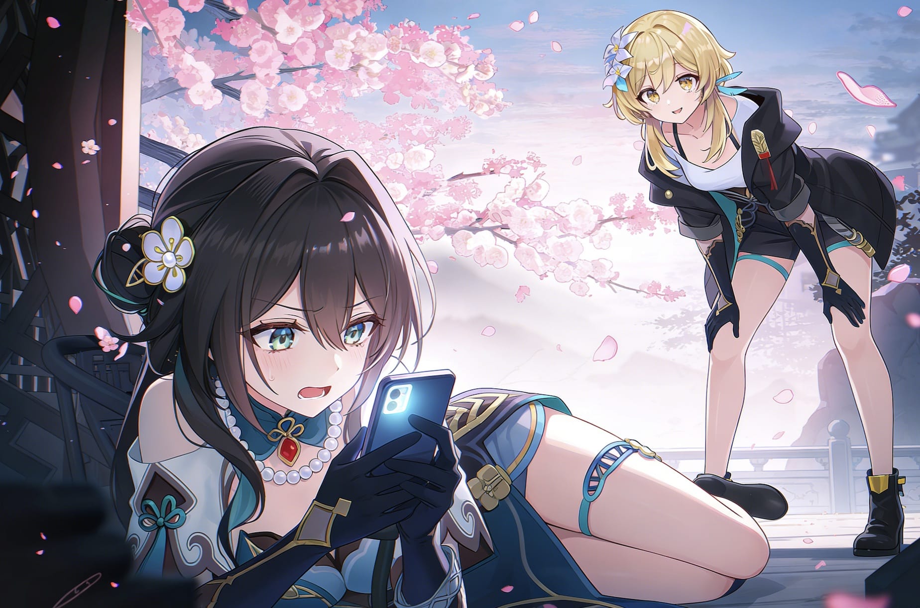 《崩坏：星穹铁道》同人二创阮梅自我奖励被开拓者发现二次元图片_2